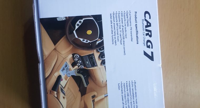 CAR G7 Bluetooth Car Charger